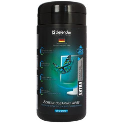 Туба с чистящими салфетками Defender - Для экранов - 100 шт Туба с чистящими салфетками Defender - Для экранов - 100 шт