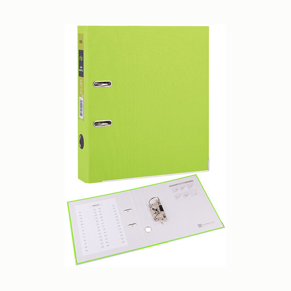 Папка-регистратор Deli - 50 мм - Салатовая Папка-регистратор Deli - 50 мм - Салатовая