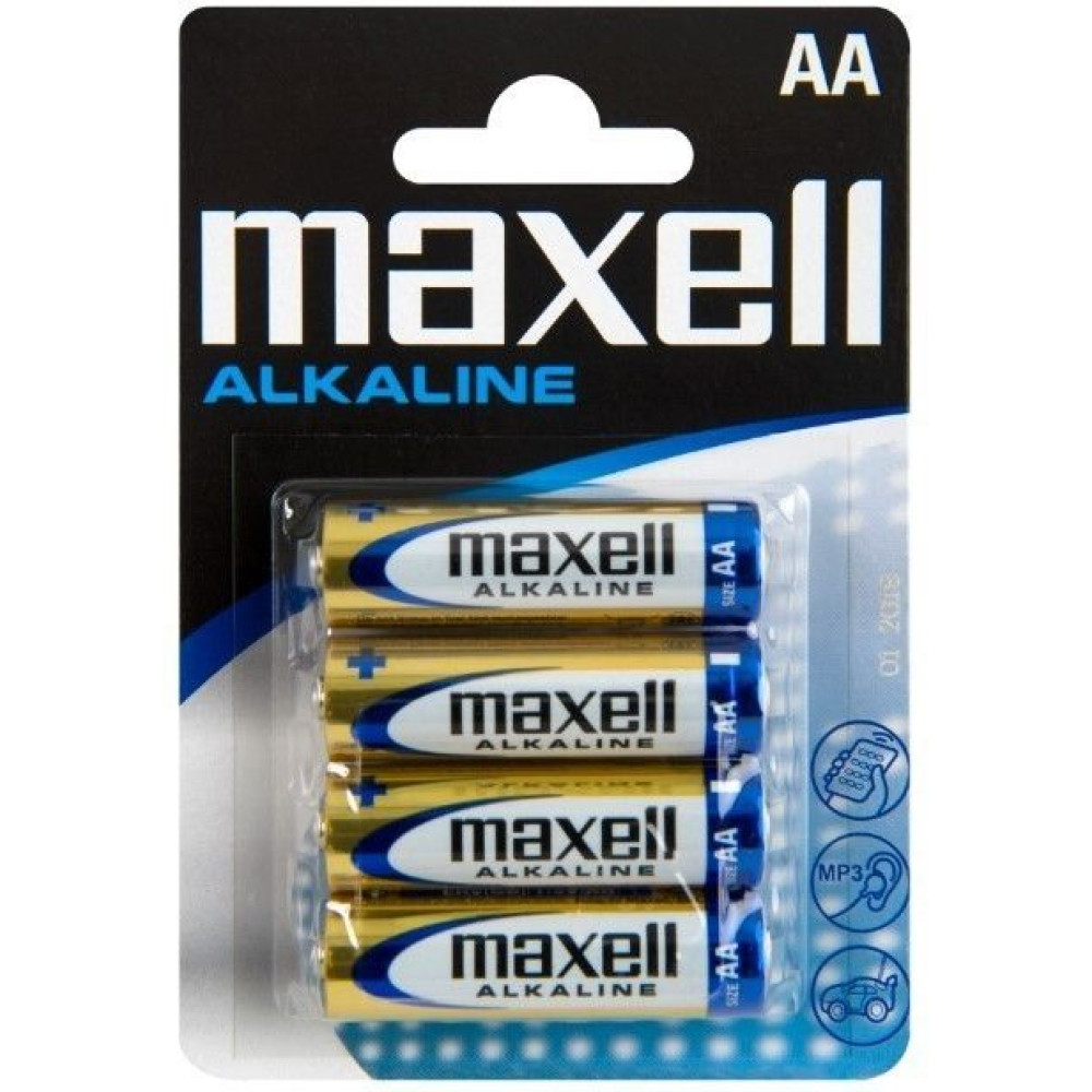 Батарейка алкалиновая Maxell - LR6 - АА - 1,5В - 1 штука Батарейка алкалиновая Maxell - LR6 - АА - 1,5В - 1 штука