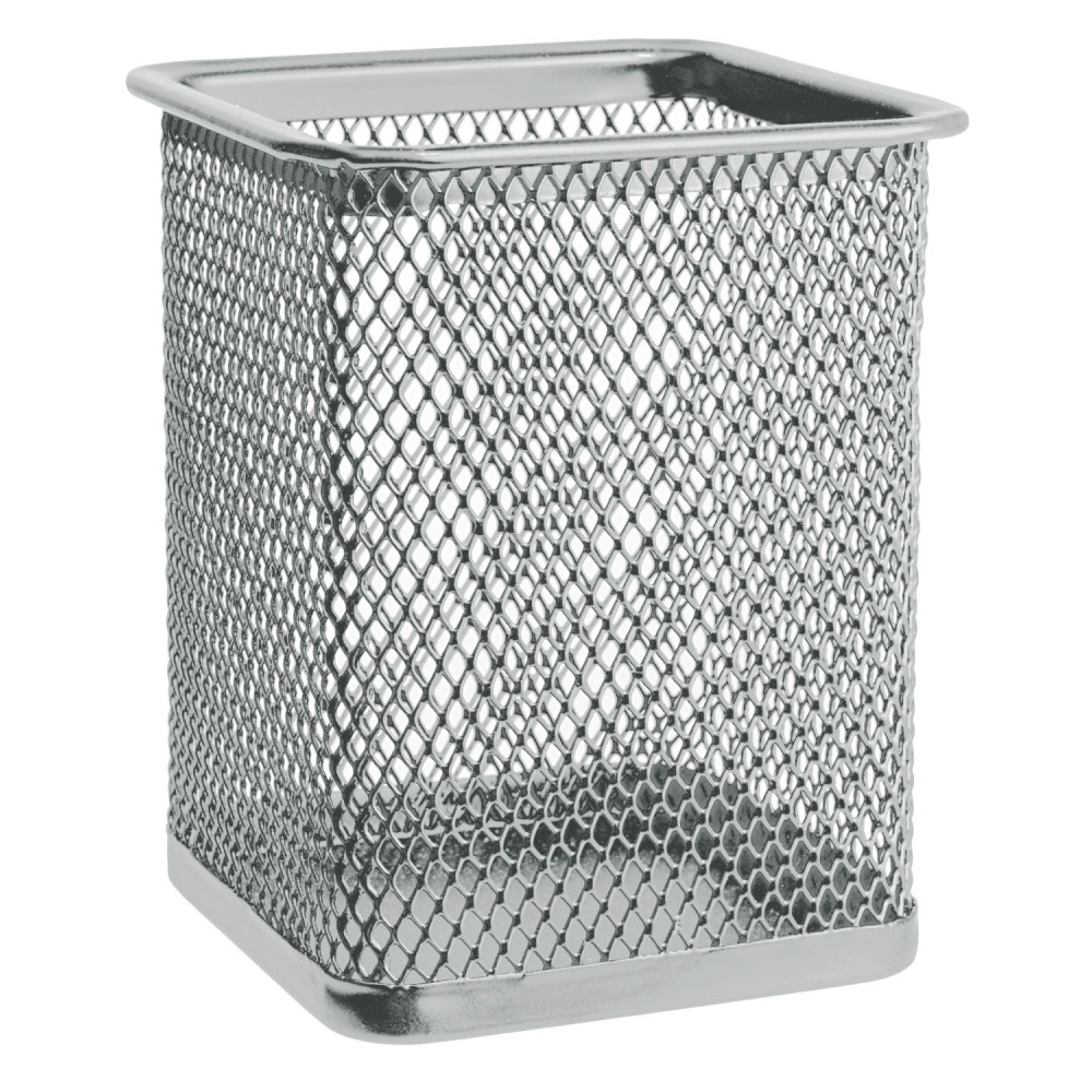 Подставка канцелярская Erich Krause - Металлическая сетка - Серебро - 8*8*9,5 см Подставка канцелярская Erich Krause - Металлическая сетка - Серебро - 8*8*9,5 см