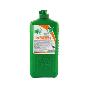 Средство дезинфицирующее с моющим эффектом Гексадекон - 1 литр