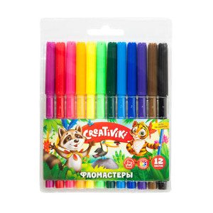 Фломастеры Creativiki - 12 цветов