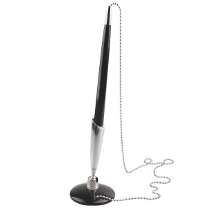 Ручка Stop pen - Шариковая - Синяя - На липучке - На цепочке