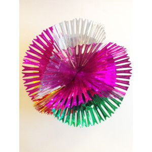 Подвеска-декор новогодний из фольги - 32 см