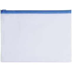 Папка-конверт Erich Krause PVC Zip Pocket - B6 - 140 мкм - Прозрачная - Ассорти