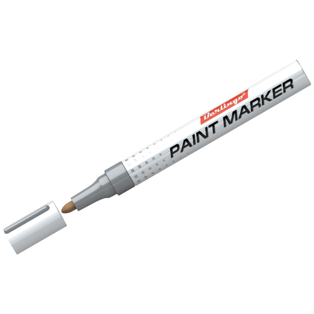 Маркер-краска Berlingo - 2 мм - Серебро Маркер-краска Berlingo - 2 мм - Серебро