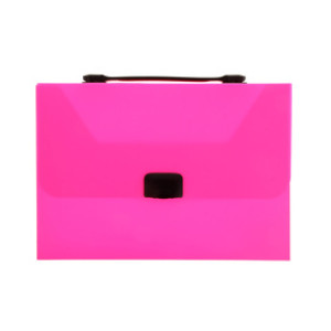 Портфель пластиковый Neon - Розовый неон