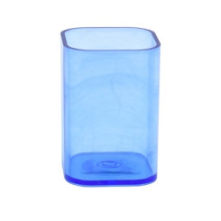 Карандашница прозрачная - Синяя - 100*70 мм Карандашница прозрачная - Синяя - 100*70 мм