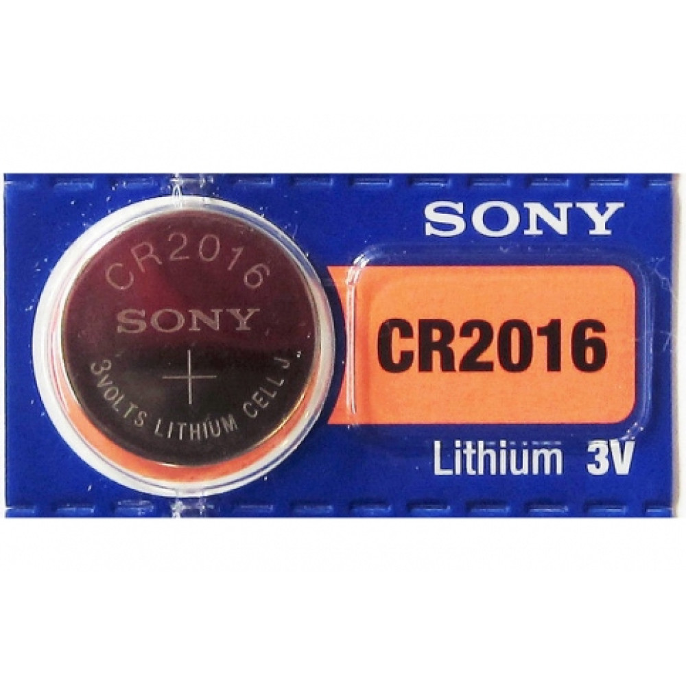 Батарейка литиевая SONY - CR2016 - 1 штука Батарейка литиевая SONY - CR2016 - 1 штука