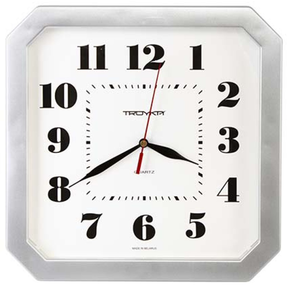 Часы настенные TROYKA - Серебро Часы настенные TROYKA - Серебро