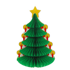 Новогодний бумажный декор - Елка - 26*17 см Новогодний бумажный декор - Елка - 26*17 см