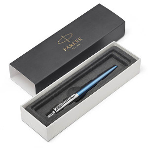 Ручка подарочная автоматическая Jotter Waterloo Blue - Синяя