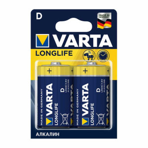 Батарейка VARTA LONGLIFE - LR20  - 1,5 V - 2 штуки
