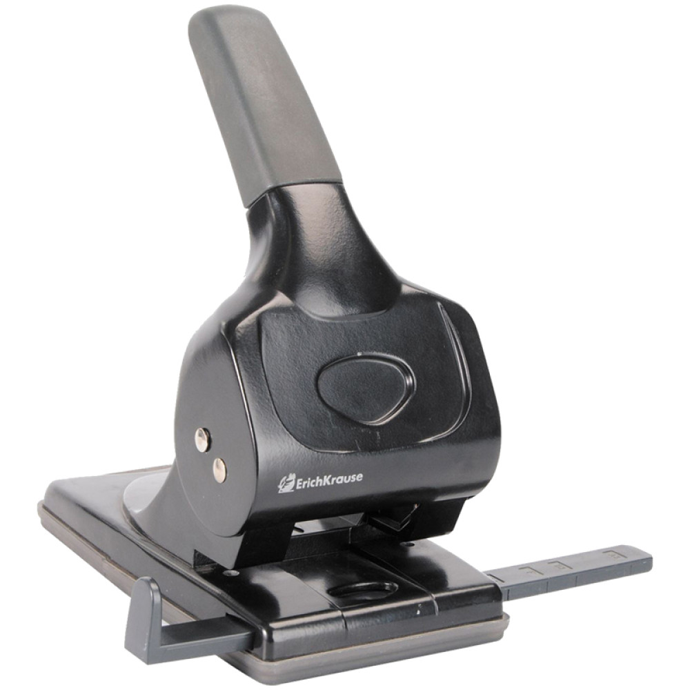 Дырокол мощный Elegance - 70 листов - металлический - черный - с линейкой Дырокол мощный Elegance - 70 листов - металлический - черный - с линейкой