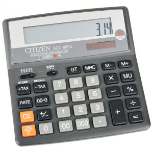 Калькулятор настольный Citizen SDC660 II - 16 разрядов