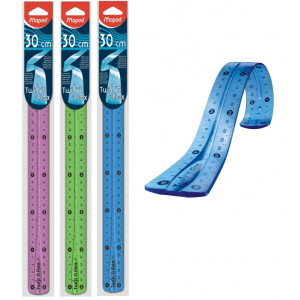 Линейка пластиковая  гибкая TwistFlex  - 30 см