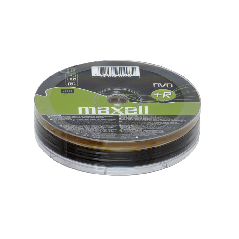Диск DVD-R 16х Maxell - 4,7 Гб - 1 шт Диск DVD-R 16х Maxell - 4,7 Гб - 1 шт