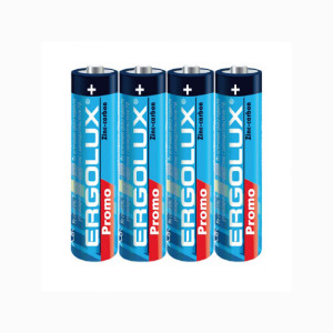 Батарейка Ergolux PROMO - АА - 1,5 V - R06 - 4 шт