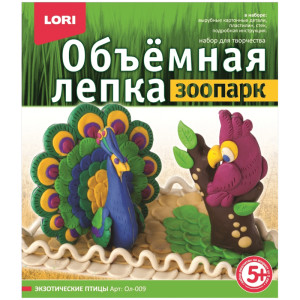 Лепка объемная - Экзотические птицы