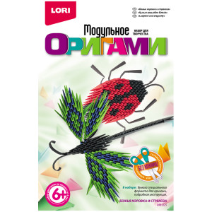 Набор для оригами - Божья коровка и стрекоза