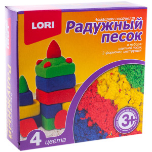Набор для лепки Радужный песок - 4 цвета