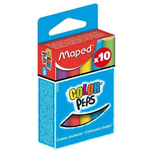 Мелки цветные круглые Color Peps Maped - 10 штук