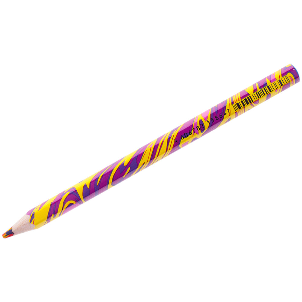Карандаш Hatber Rainbow - Многоцветный грифель - Утолщенный - Заточен Карандаш Hatber Rainbow - Многоцветный грифель - Утолщенный - Заточен