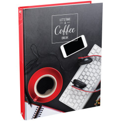 Тетрадь общая - Coffee - А4 - На кольцах - 100 листов - Клетка