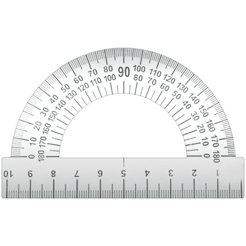 Транспортир металлический ArtSpace - 10 см - 180° Транспортир металлический ArtSpace - 10 см - 180°
