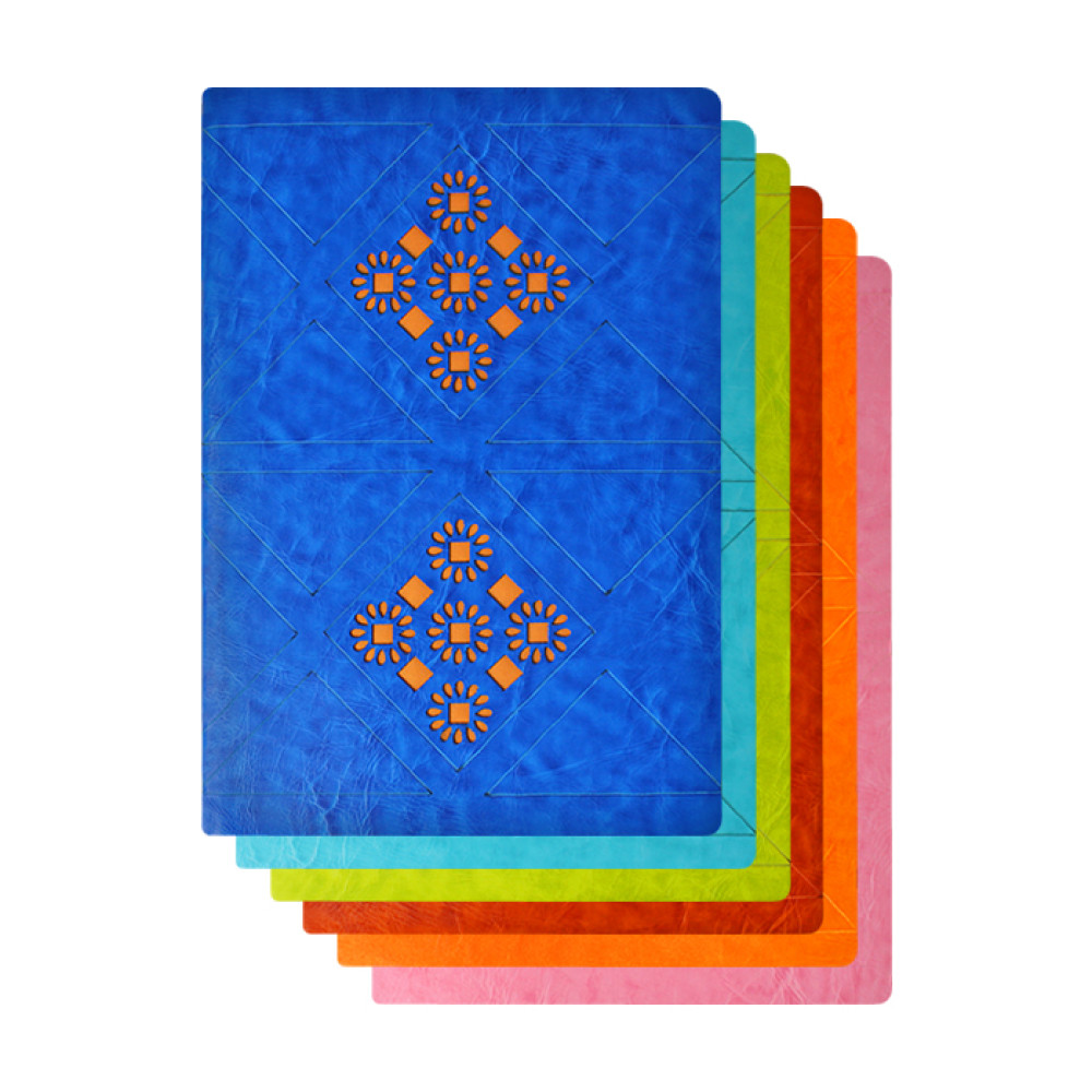 Ежедневник недатированный с узором - А5 - 152 листа - Кожзам Ежедневник недатированный с узором - А5 - 152 листа - Кожзам