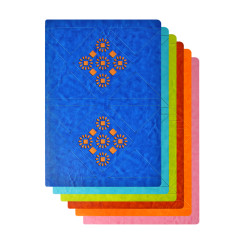 Ежедневник недатированный с узором - А5 - 152 листа - Кожзам Ежедневник недатированный с узором - А5 - 152 листа - Кожзам