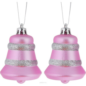 Новогодняя игрушка Колокольчики - 7 см
