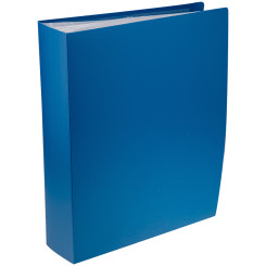 Папка пластиковая OfficeSpace - 100 карманов - 800 мкм - Синяя Папка пластиковая OfficeSpace - 100 карманов - 800 мкм - Синяя