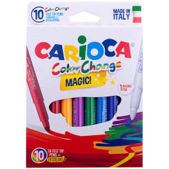 Фломастеры меняющие цвет Carioca Color Change - 10 штук