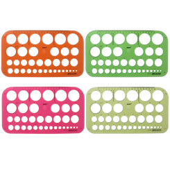 Трафарет окружностей 1-36мм Трафарет окружностей 1-36мм