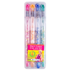 Набор гелевых ручек для тату - 4 цвета - Пластиковый пенал Набор гелевых ручек для тату - 4 цвета - Пластиковый пенал