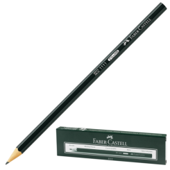 Карандаш Faber-Castell - Чернографитный - HB - Черный корпус