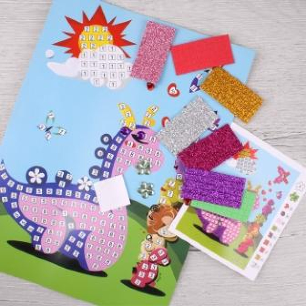 Набор для детского творчества - Блестящая мозаика Набор для детского творчества - Блестящая мозаика