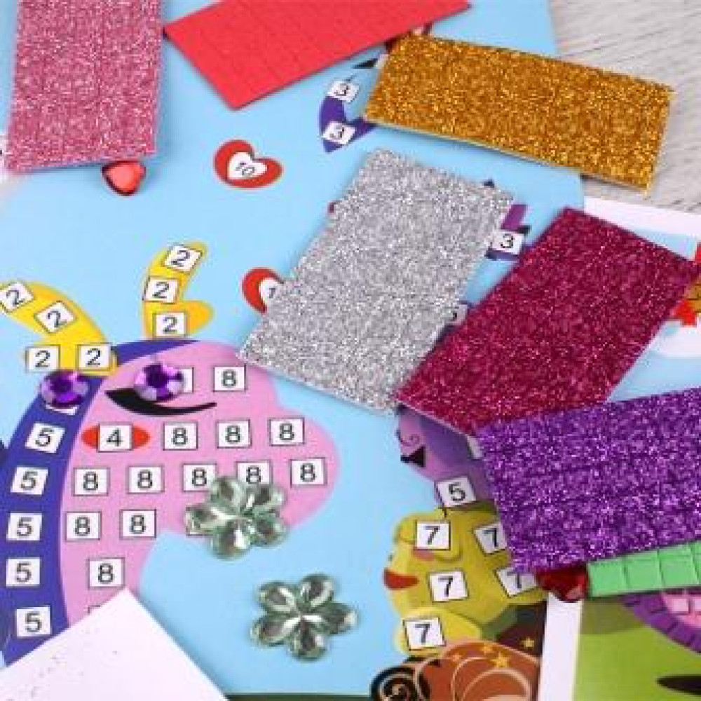 Набор для детского творчества - Блестящая мозаика Набор для детского творчества - Блестящая мозаика