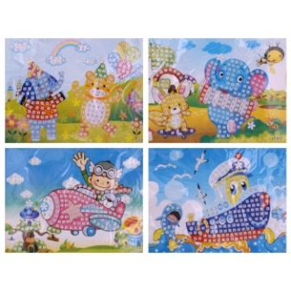 Набор для детского творчества - Блестящая мозаика Набор для детского творчества - Блестящая мозаика