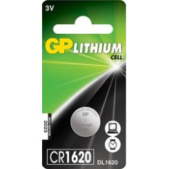 Батарейка литиевая GP - CR1620 - 1 шт