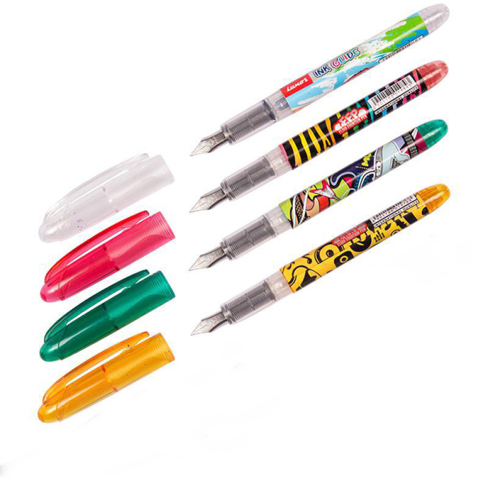 Ручка перьевая Luxor Ink Glide - 0.8 мм - Черная Ручка перьевая Luxor Ink Glide - 0.8 мм - Черная