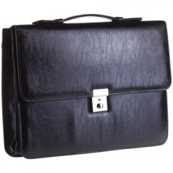 Портфель OfficeSpace Uran - Кожзаменитель - 2 отделения - Черный Портфель OfficeSpace Uran - Кожзаменитель - 2 отделения - Черный