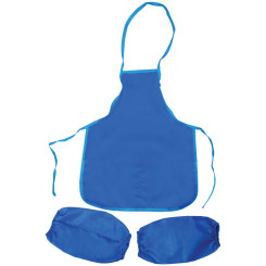 Фартук с нарукавниками ArtSpace - 485*395 мм - С карманами - Синий Фартук с нарукавниками ArtSpace - 485*395 мм - С карманами - Синий