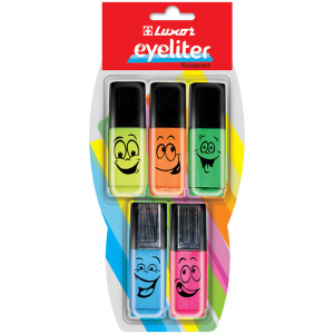 Набор текстовых маркеров  Luxor Eyeliter - 5 штук - Ассорти