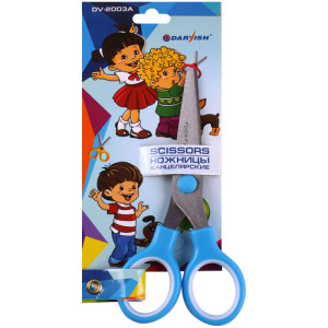 Ножницы детские Darvish  - С европодвесом - 13 см