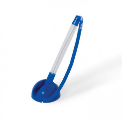 Ручка шариковая настольная на подставке - Луна - синяя Ручка шариковая настольная на подставке - Луна - синяя