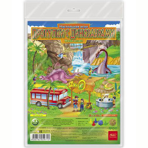 Настольная игра - Прогулки с динозаврами - А3