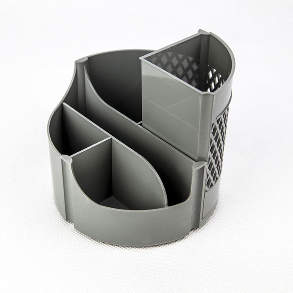 Подставка канцелярская - Квартет-360 - Серая Подставка канцелярская - Квартет-360 - Серая