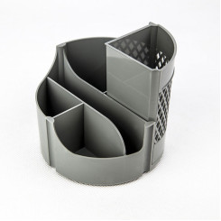 Подставка канцелярская - Квартет-360 - Серая Подставка канцелярская - Квартет-360 - Серая